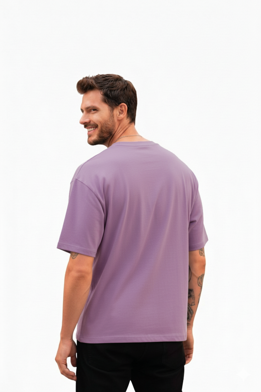 OVERSIZE LAVENDER T-SHIRT
