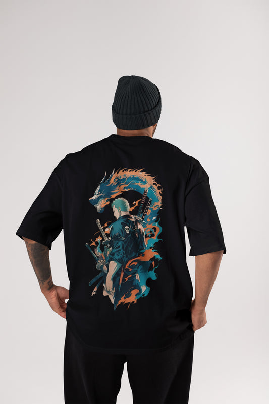 SAP BLACK OVERSIZE T-SHIRT