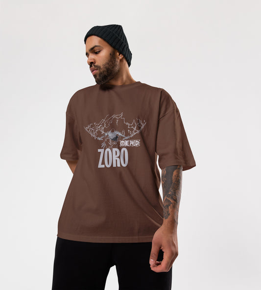 Oversized White Graphic Printed T-shirt