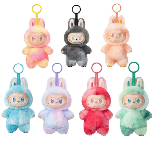 Pack Of 2 Set - Blind Box - Official Authentic Barcoded Pop Mart Labubu Plush – Limited-Edition Fuzzy Bunny‑Eared Monster - Big Into Energy Collection