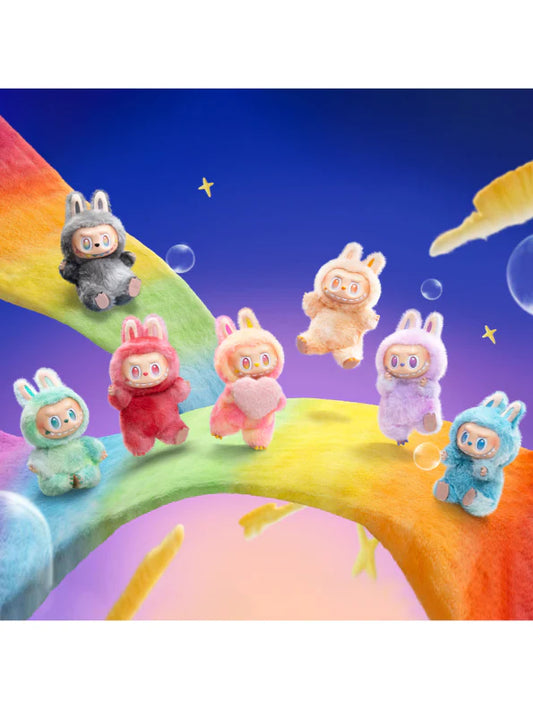 Pack Of 3 Set - Blind Box - Official Authentic Barcoded Pop Mart Labubu Plush – Limited-Edition Fuzzy Bunny‑Eared Monster - Big Into Energy Collection