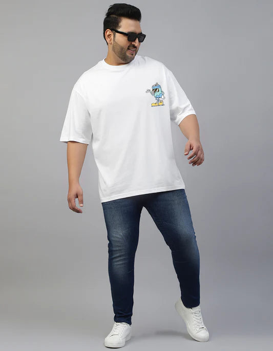 Stay Cool Back Graphic Plus Size Printed T-shirt