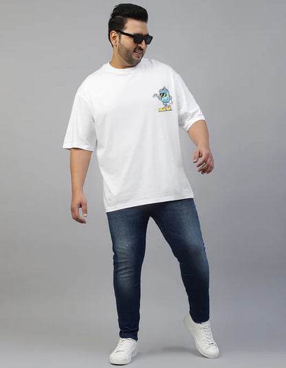 Stay Cool Back Graphic Plus Size Printed T-shirt