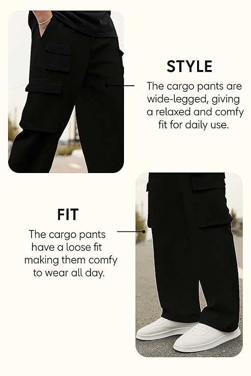 Men Cargo Pants With Casual Streetwear Travel & Outdoor Pants