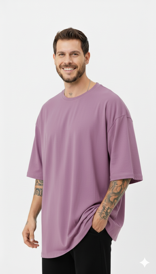 OVERSIZE LAVENDER T-SHIRT