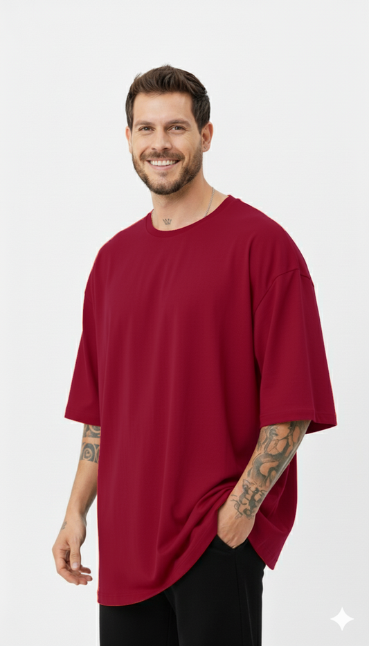 OVERSIZE WINE T-SHIRT