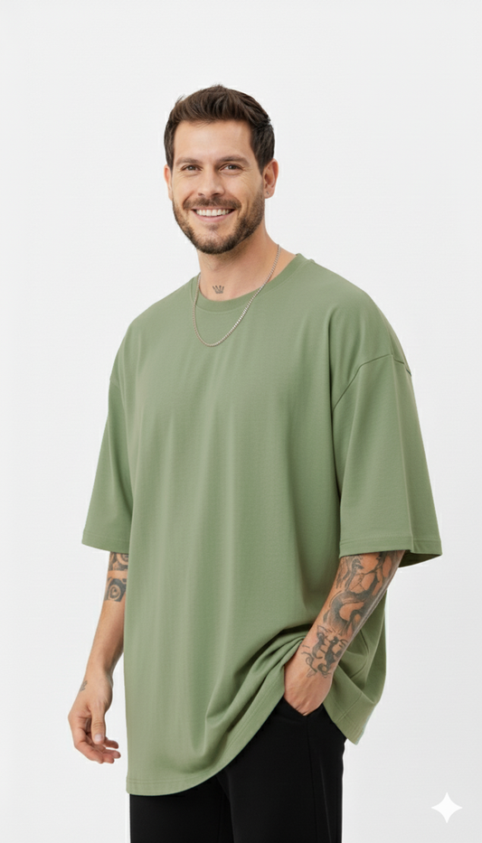 OVERSIZE PISTA GREEN T-SHIRT