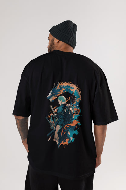 SAP BLACK OVERSIZE T-SHIRT
