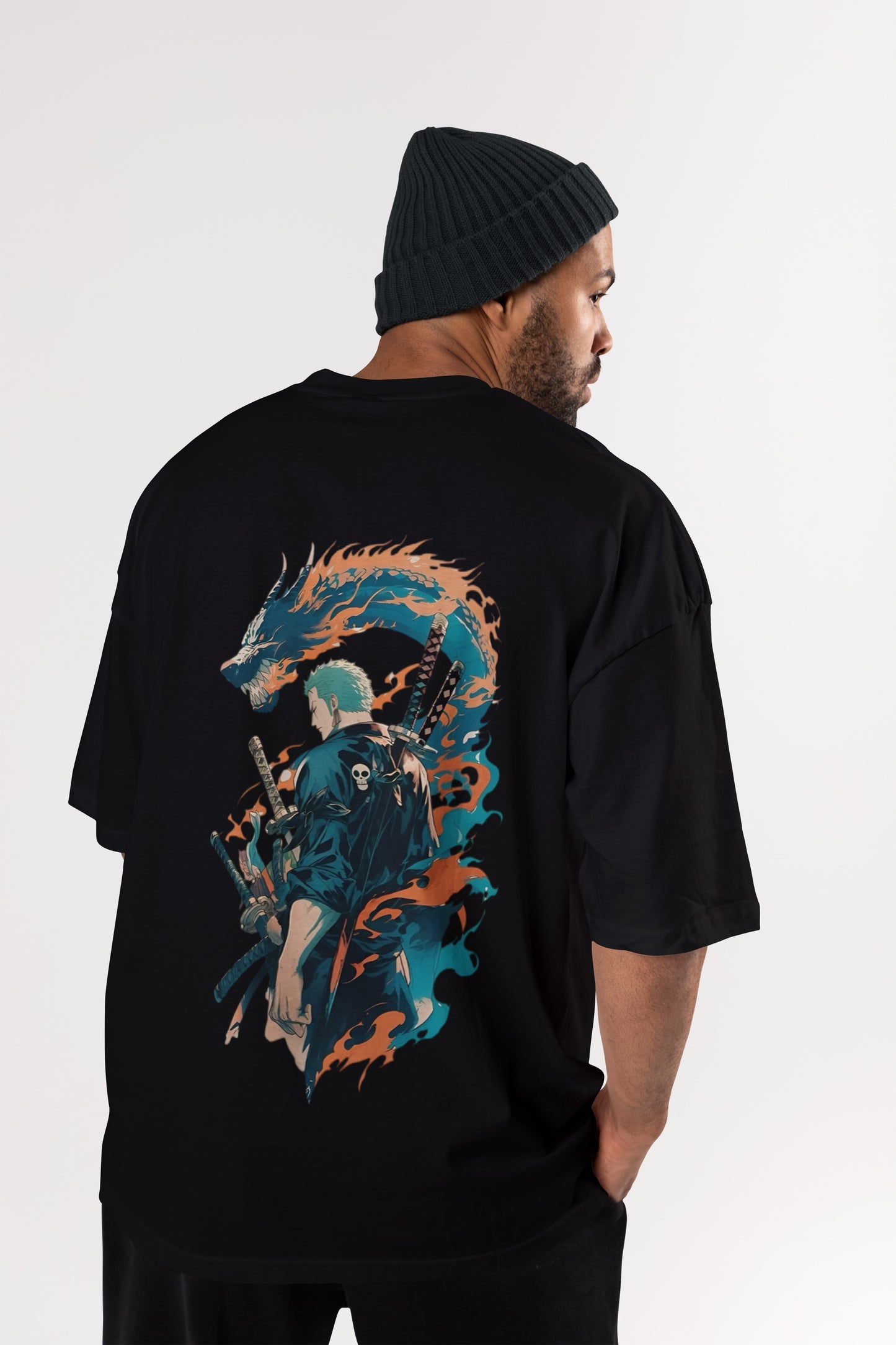 SAP BLACK OVERSIZE T-SHIRT