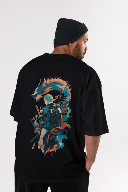 SAP BLACK OVERSIZE T-SHIRT