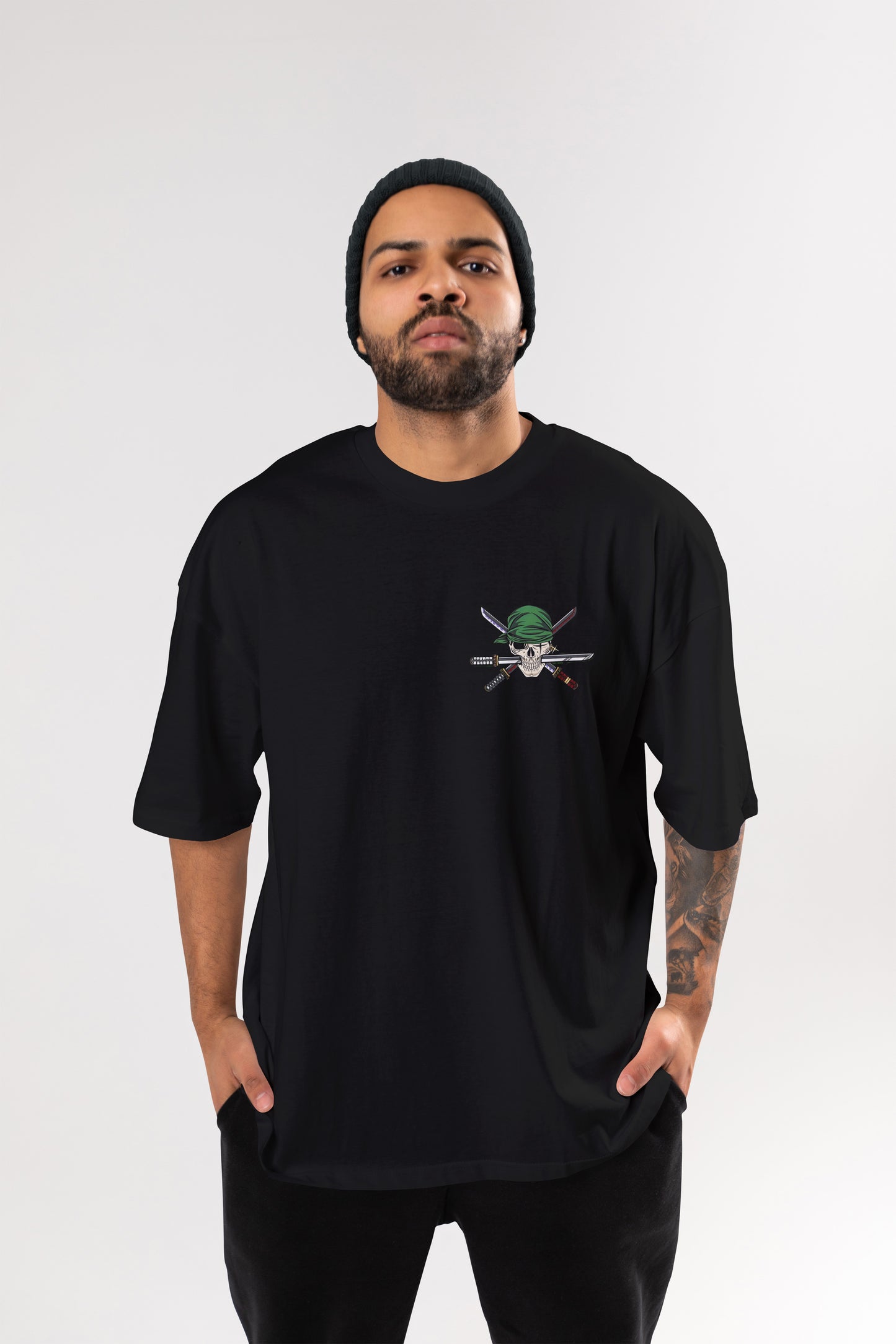SAP BLACK OVERSIZE T-SHIRT