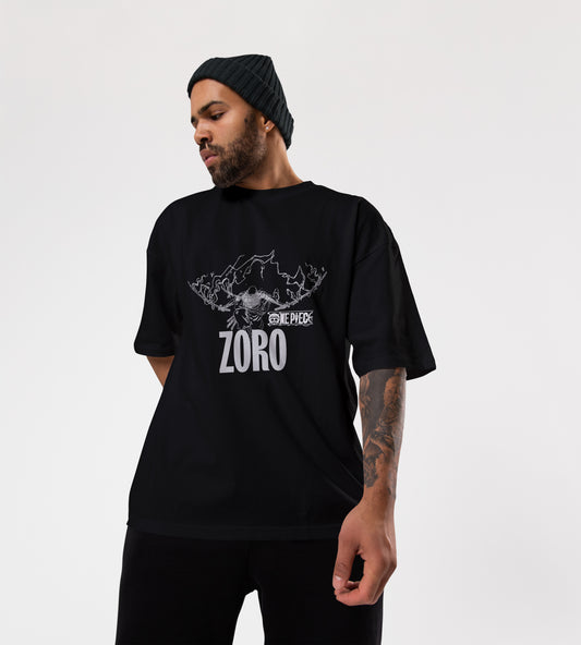 Oversized White Graphic Printed T-shirt