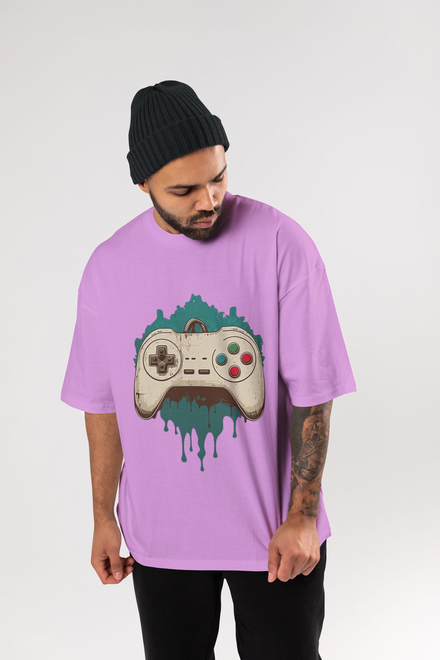GAME LAVANDER OVERSIZE T-SHIRT