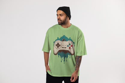 GAME WHITE OVERSIZE T-SHIRT