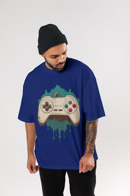 GAME NAVYBLUE OVERSIZE T-SHIRT
