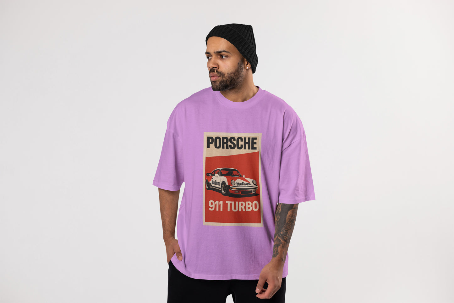 PORSCHE LAVEBDER OVERSIZE T-SHIRT