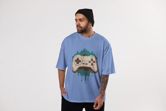GAME ICEBLUE OVERSIZE T-SHIRT