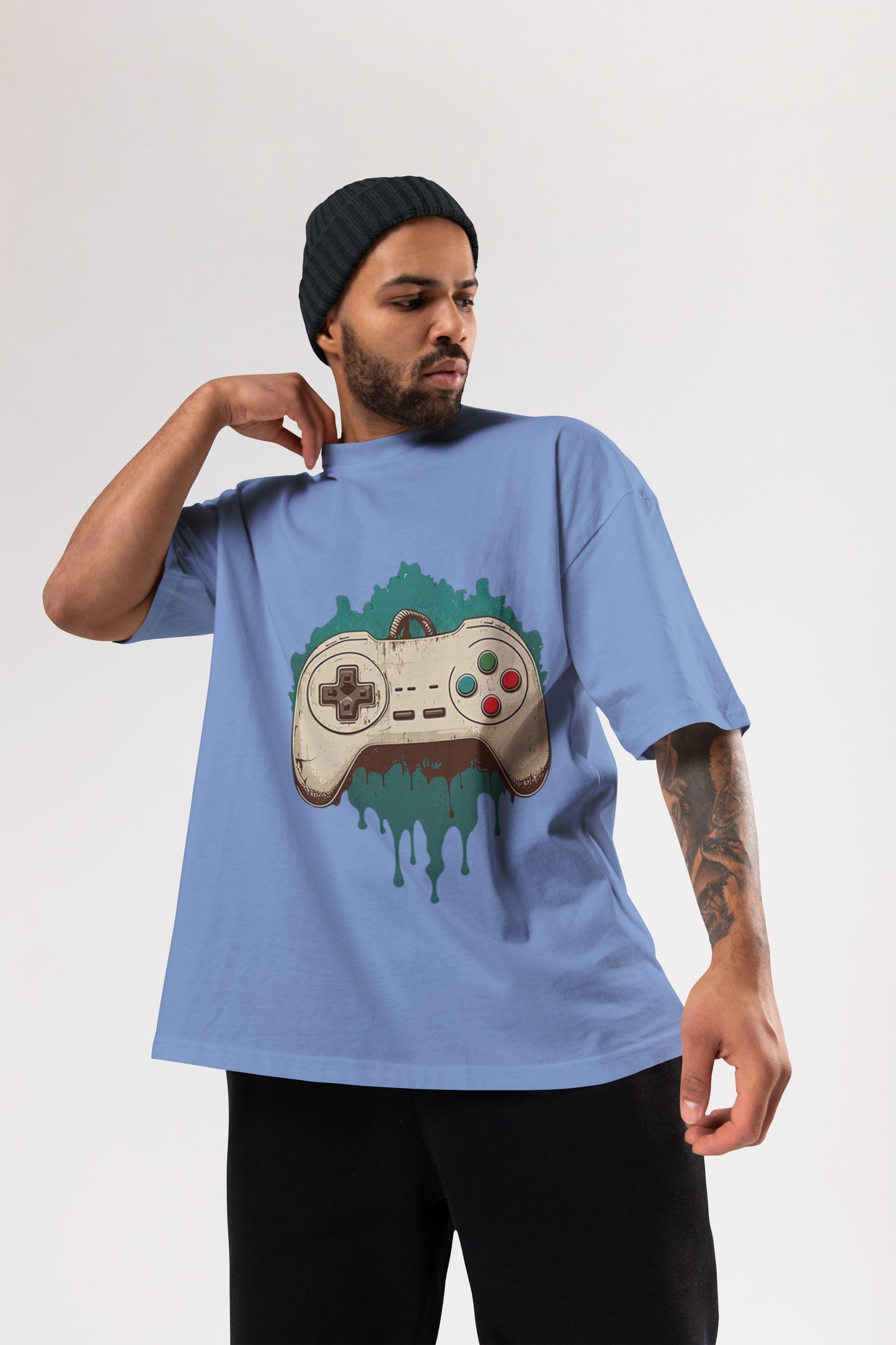 GAME ICEBLUE OVERSIZE T-SHIRT