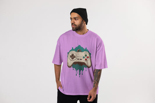 GAME LAVANDER OVERSIZE T-SHIRT