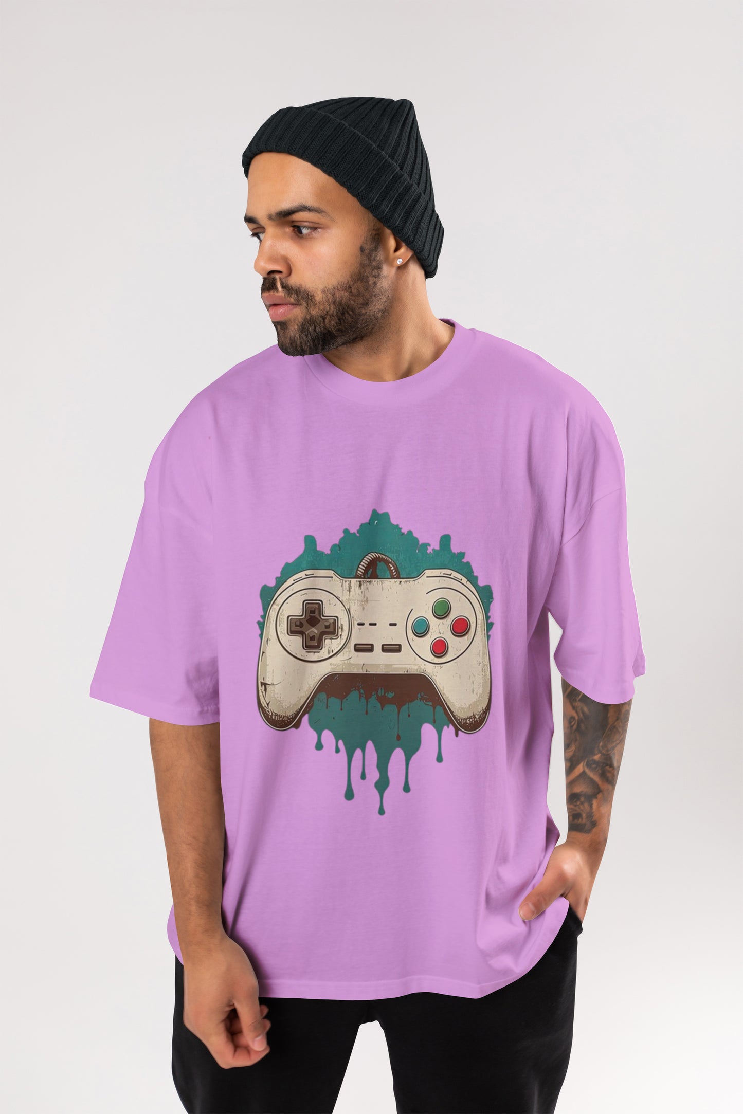 GAME LAVANDER OVERSIZE T-SHIRT
