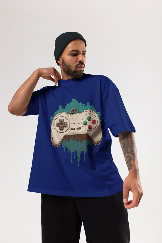 GAME NAVYBLUE OVERSIZE T-SHIRT