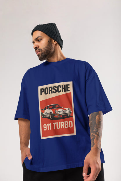 PORSCHE NAVYBLUE OVERSIZE T-SHIRT