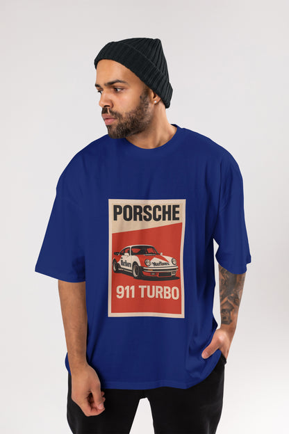 PORSCHE NAVYBLUE OVERSIZE T-SHIRT