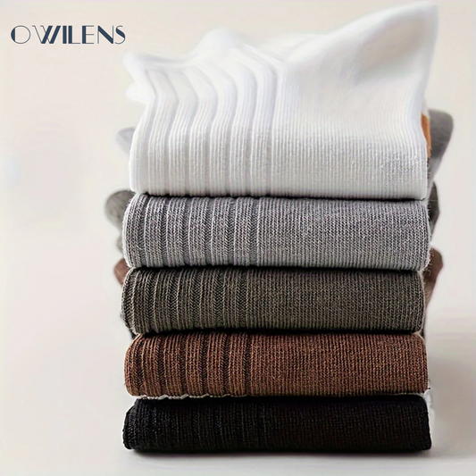 OWILENS Men's Cotton Ankle Socks | (Pack of 5)