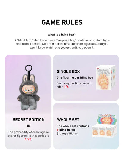 Pack Of 3 Set - Blind Box - Official Authentic Barcoded Pop Mart Labubu Plush – Limited-Edition Fuzzy Bunny‑Eared Monster - Big Into Energy Collection