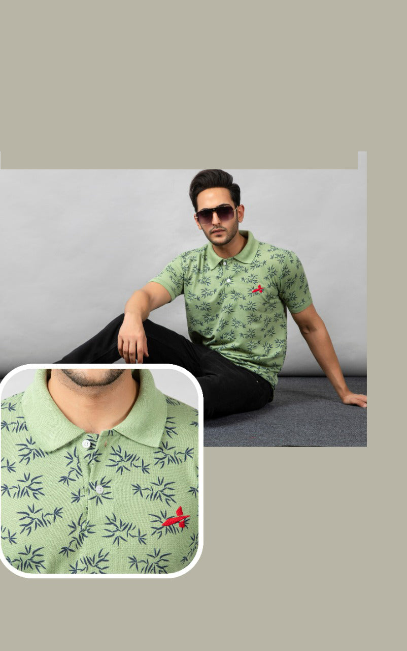 Printedd Polo T-shirt