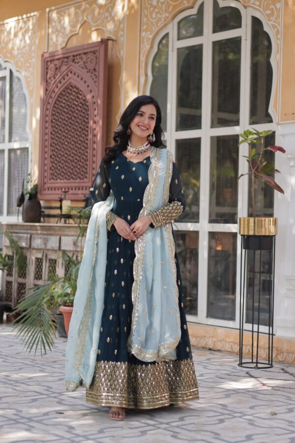 Rama Designer Readymade Gown - Image 3
